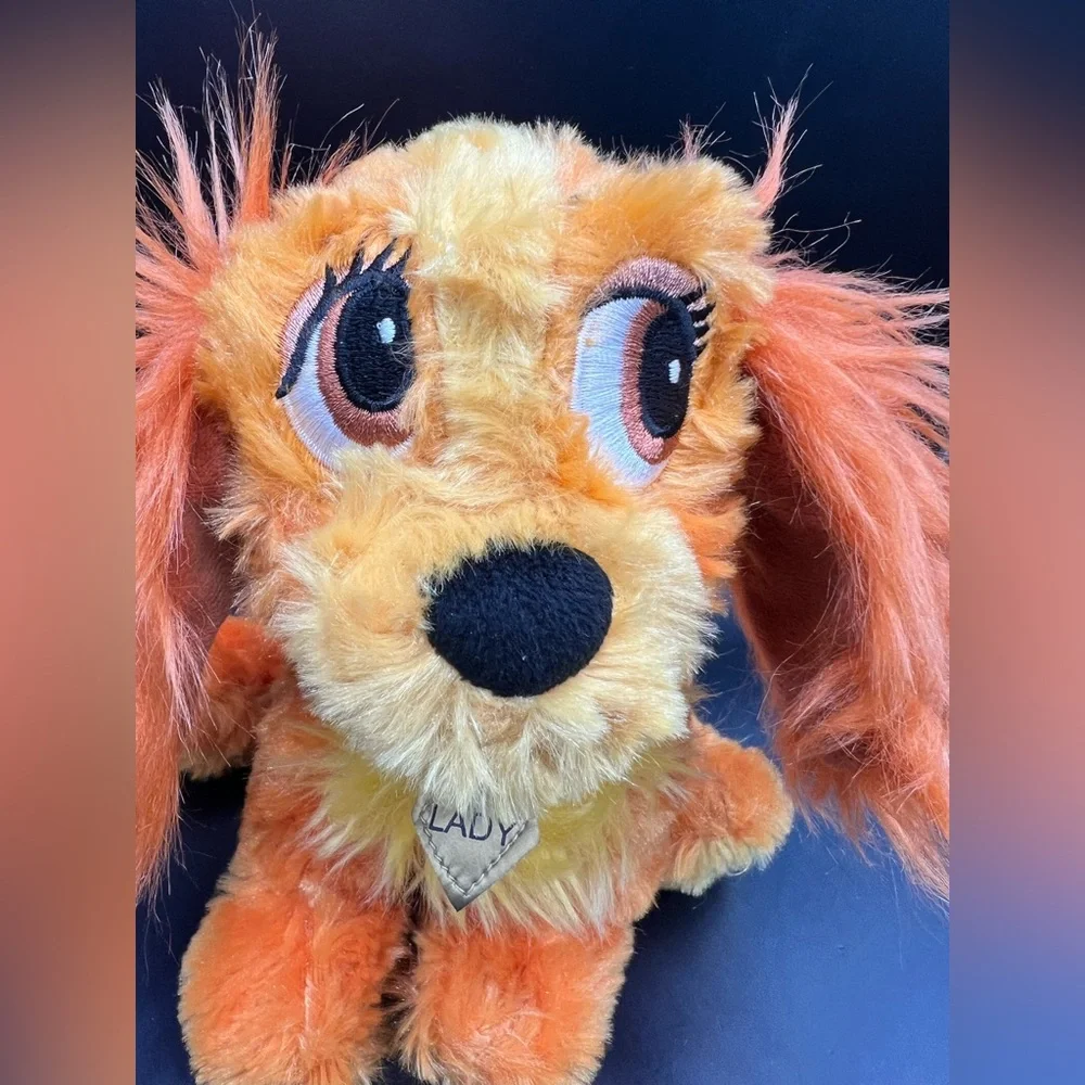 Disney Parks- Lady, Dog Orange and‎ Yellow Plush